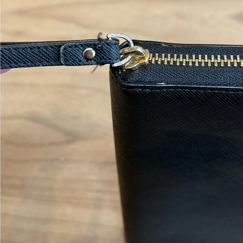 Kate Spade Black Talk is Chic Wristlet Black - Picture 5 of 6